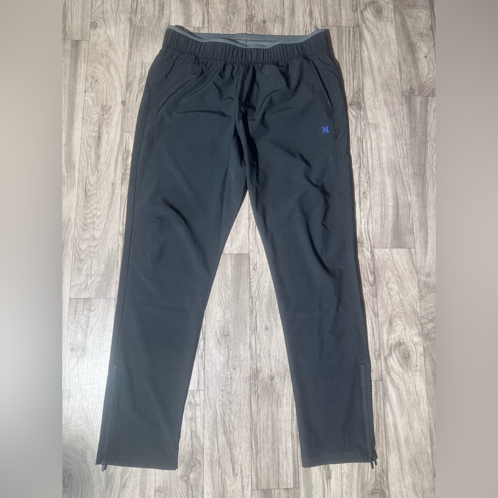 Hurley Black Fit Pants for Men